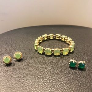 Earrings and Bracelet Set